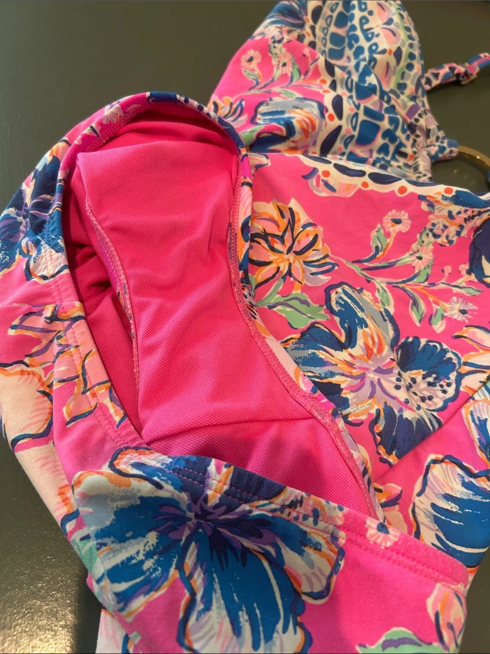 Lilly Pulitzer Ester Swimsuit Gently used!! Size 8 - Picture 6 of 7